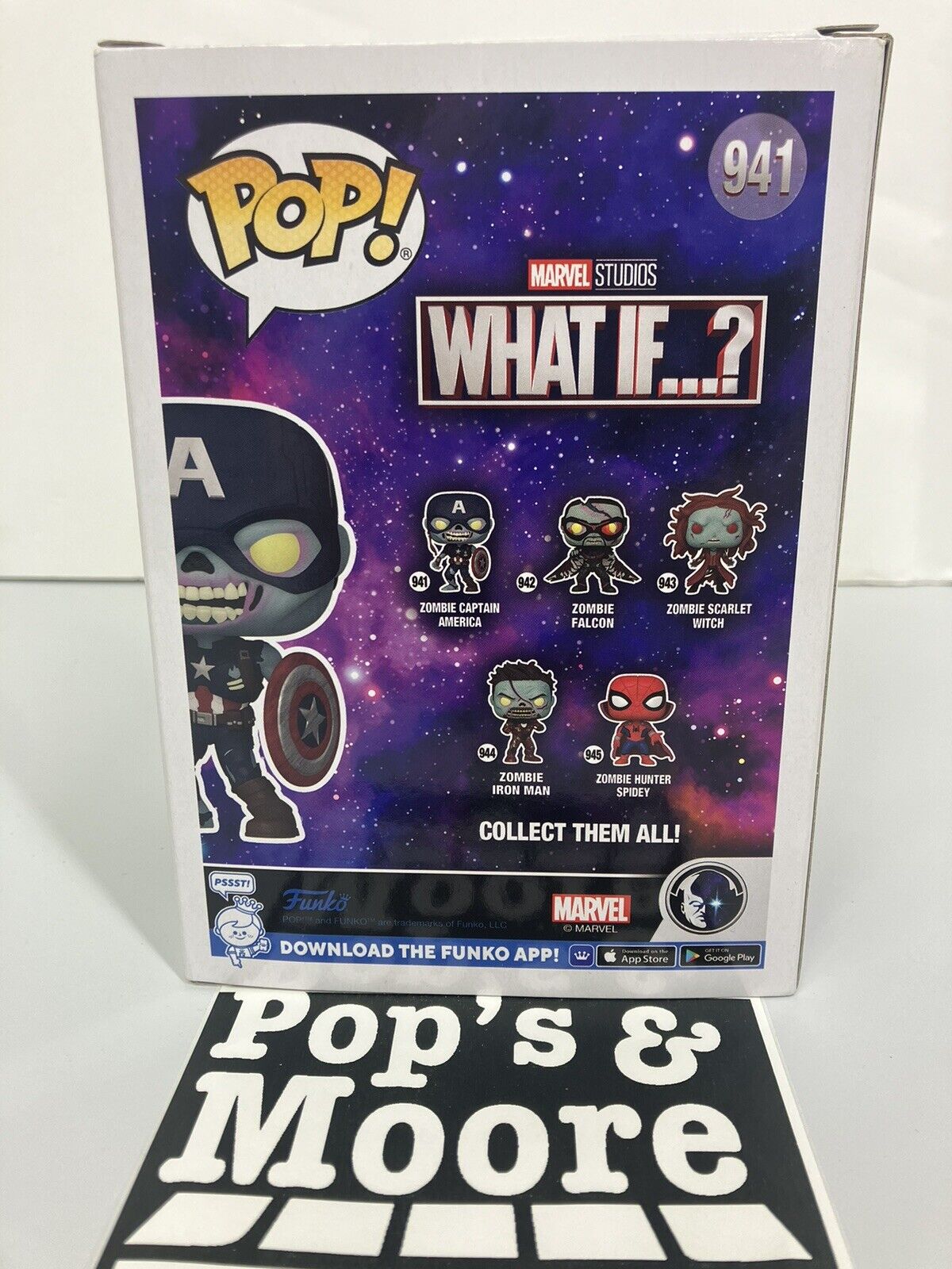 Funko Pop! Marvel What If: Zombie Captain America 941 Vinyl Figure