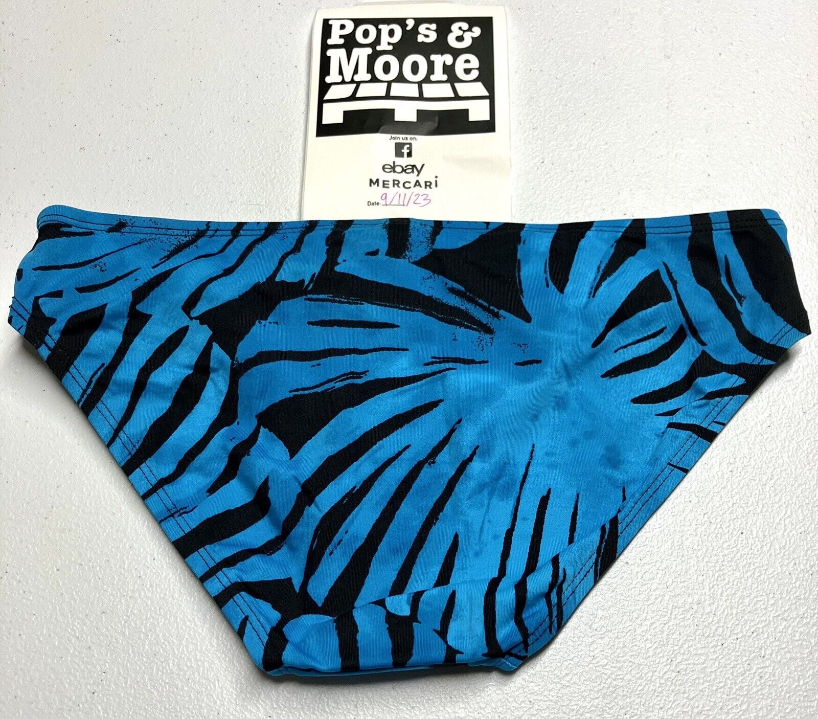 Tommy Bahama Women’s Blue and Black Swimwear Bottom Size XS NWT