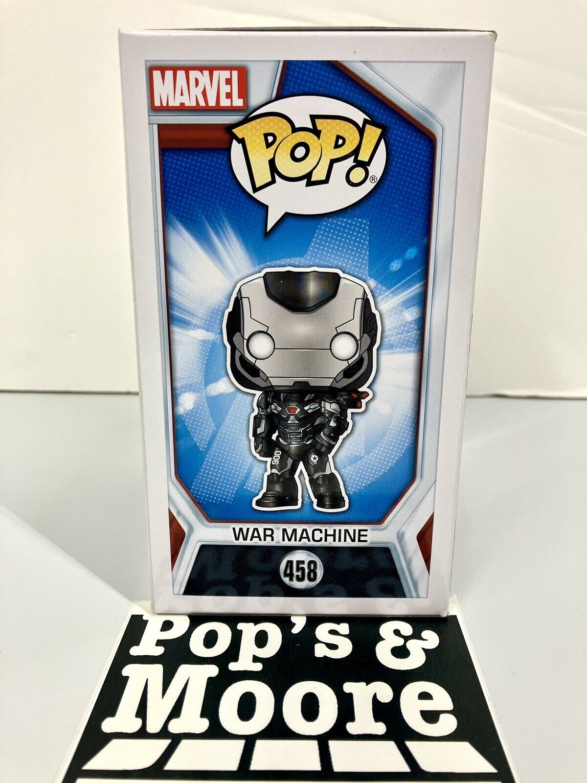 Funko Pop! Marvel Avengers: War Mechine 458 Vinyl Figure With Protector