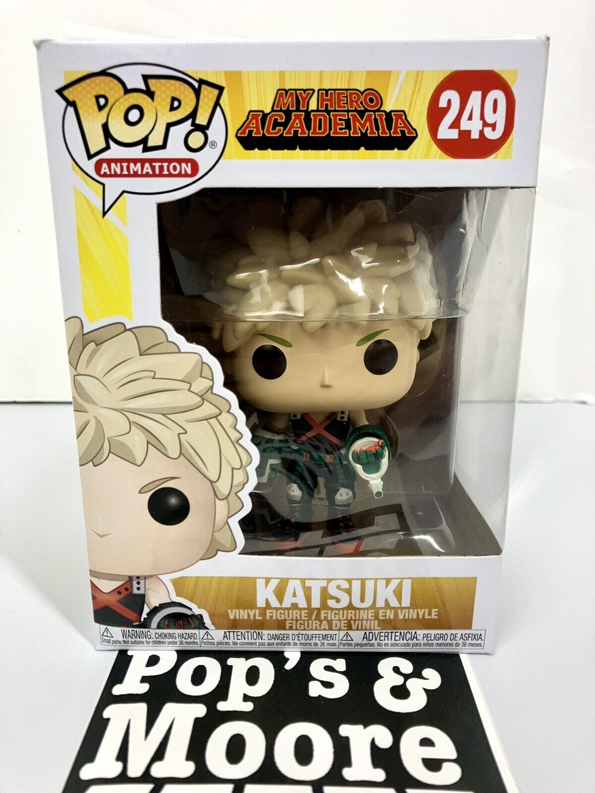 Funko Pop! My Hero Academia: Katsuki 249 Vaulted Figure With Protector