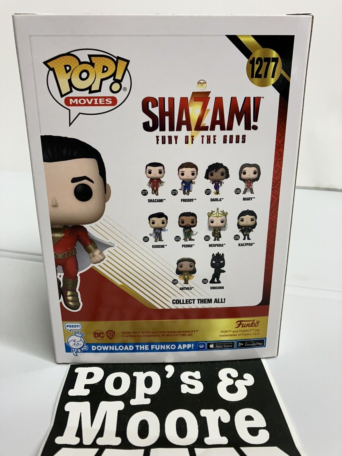 Funko Pop! DC: Shazam! 1277 Glow In The Dark Chase Vinyl Figure With Protector