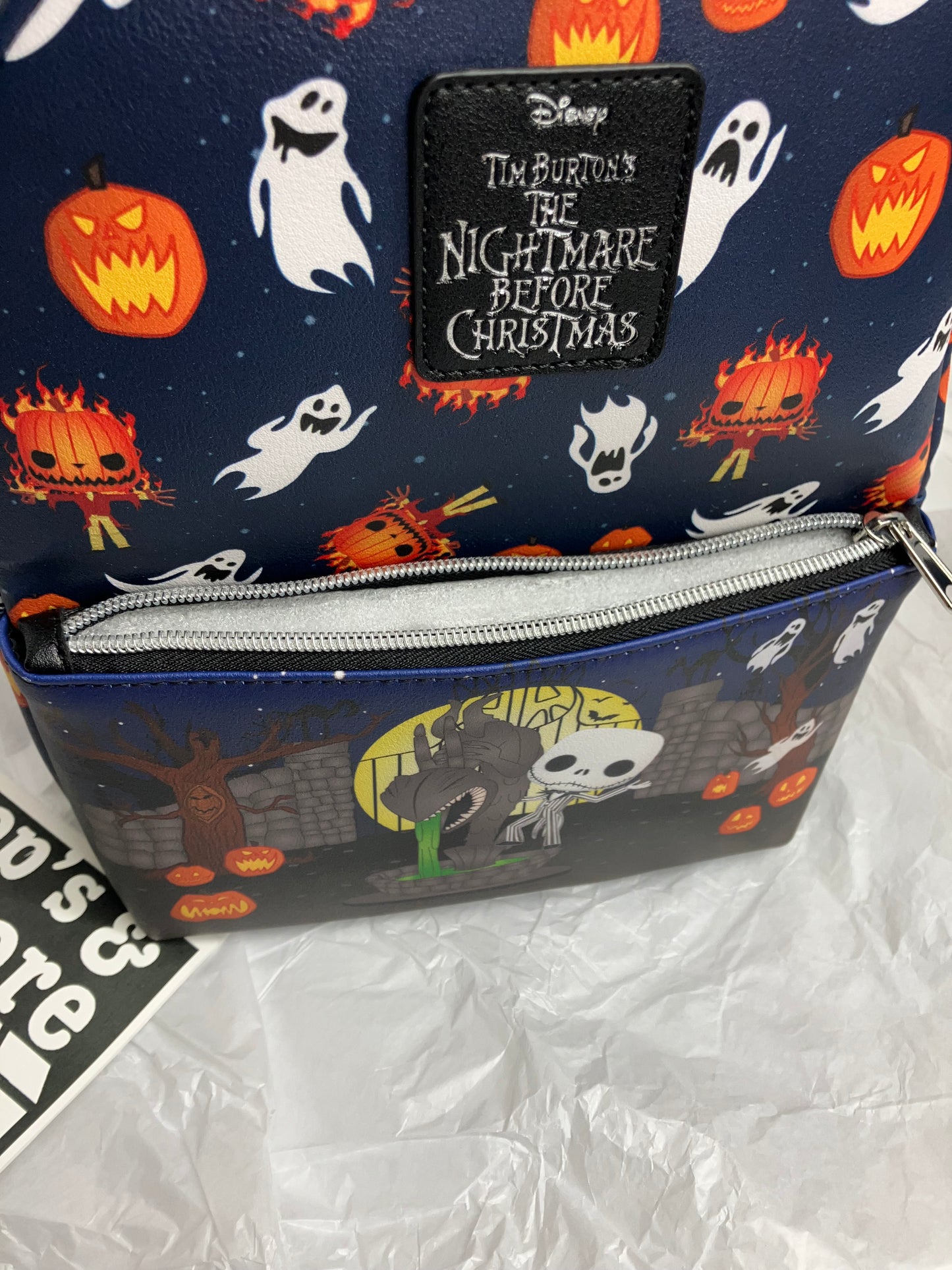 This is Halloween All Over Print Pop! Mini Backpack: The Nightmare Before Christmas Brand New