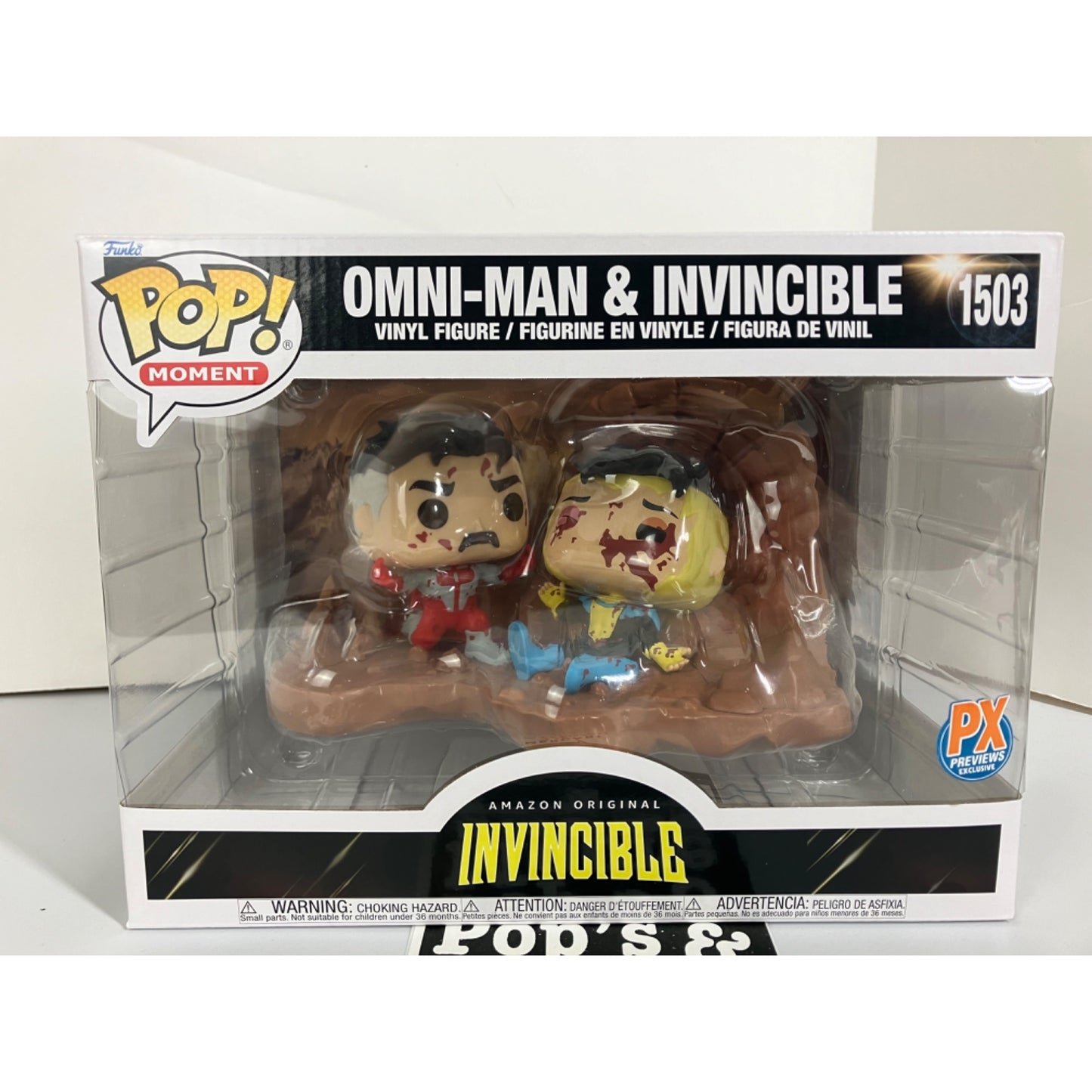 Funko Pop! Invincible: Omni-Man & Invincible 1503 PX Exclusive Vinyl Figure Brand New