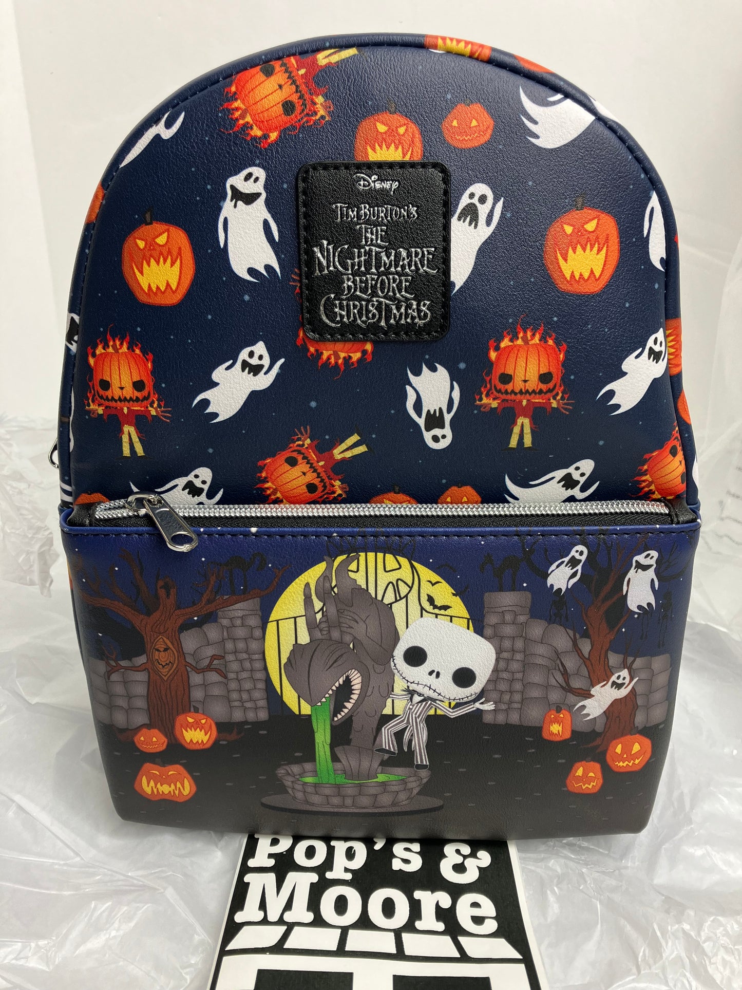 This is Halloween All Over Print Pop! Mini Backpack: The Nightmare Before Christmas Brand New