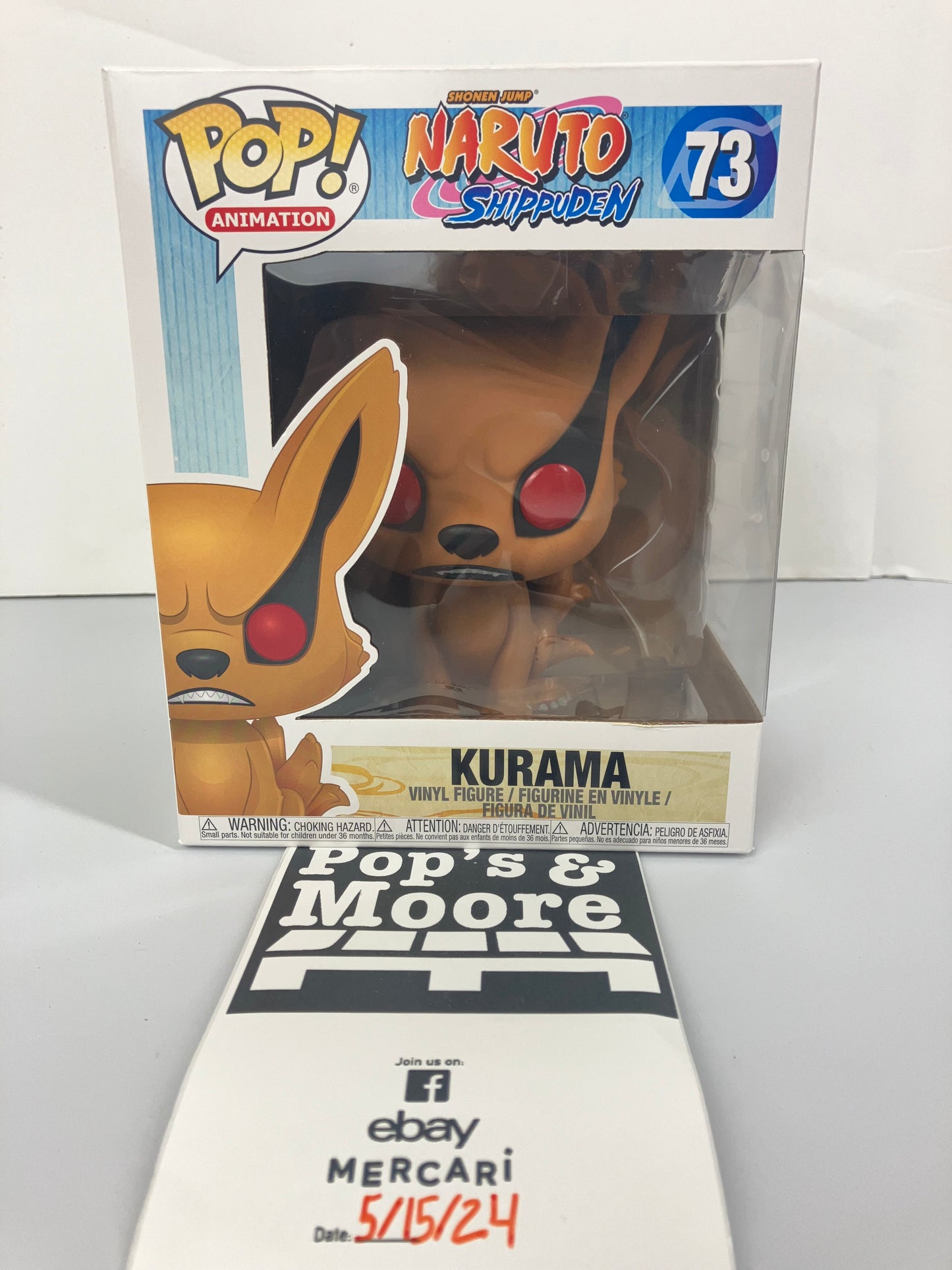 Funko Pop! Naruto Shippuden: Kurama 73 Deluxe Vinyl Figure