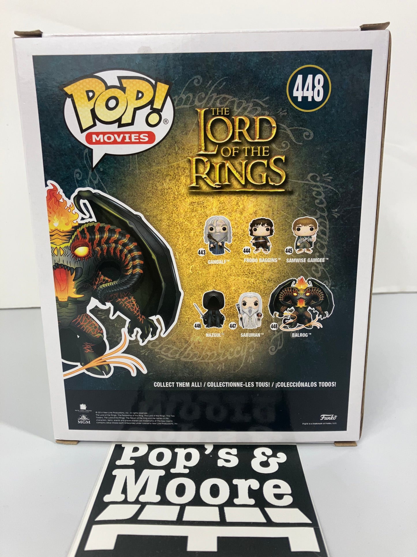 Funko Pop! The Lord Of The Rings: Balrog 448 Deluxe Vinyl Figure