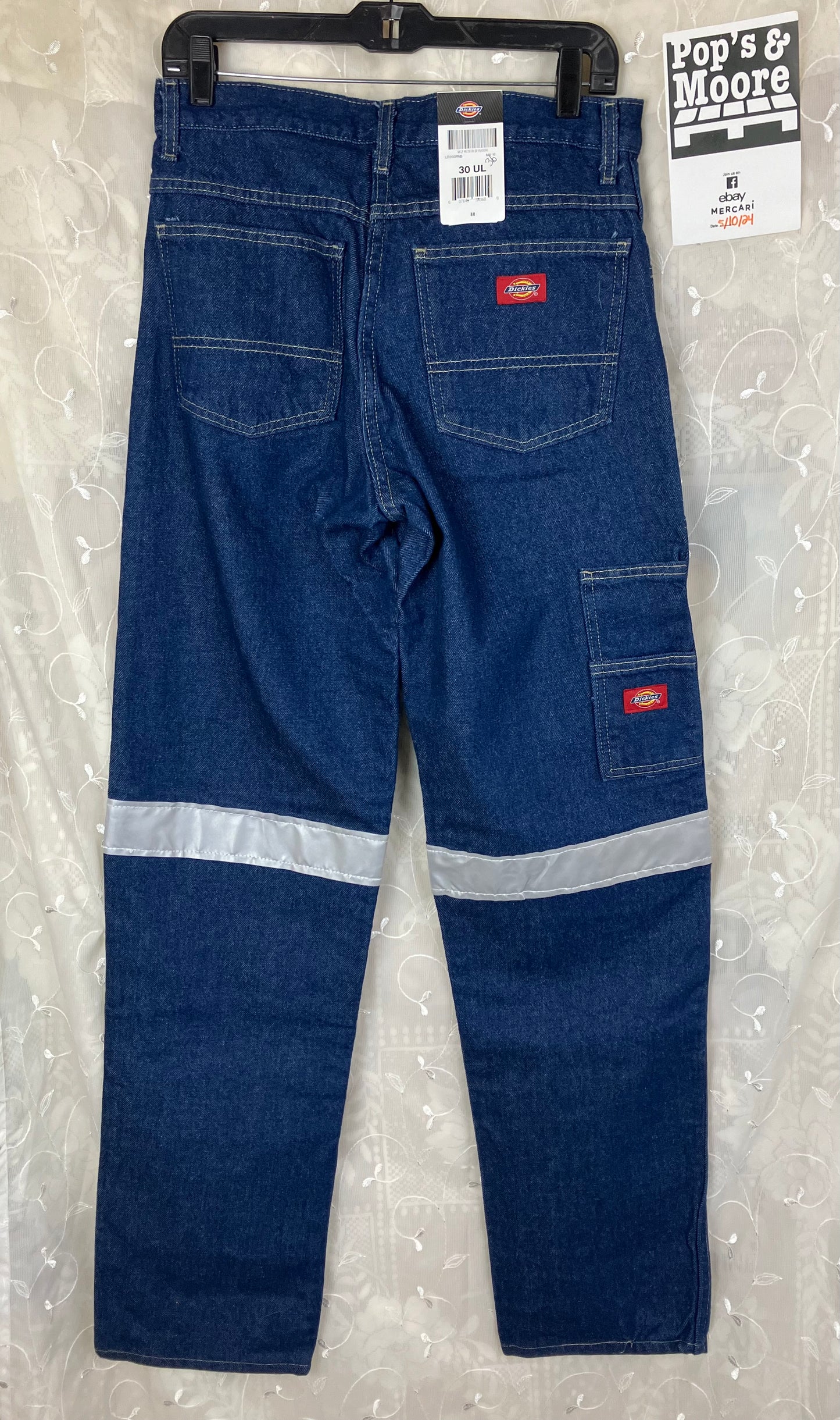 Dickies Men’s 100% Cotton Jeans Size 30 UL New With Tags