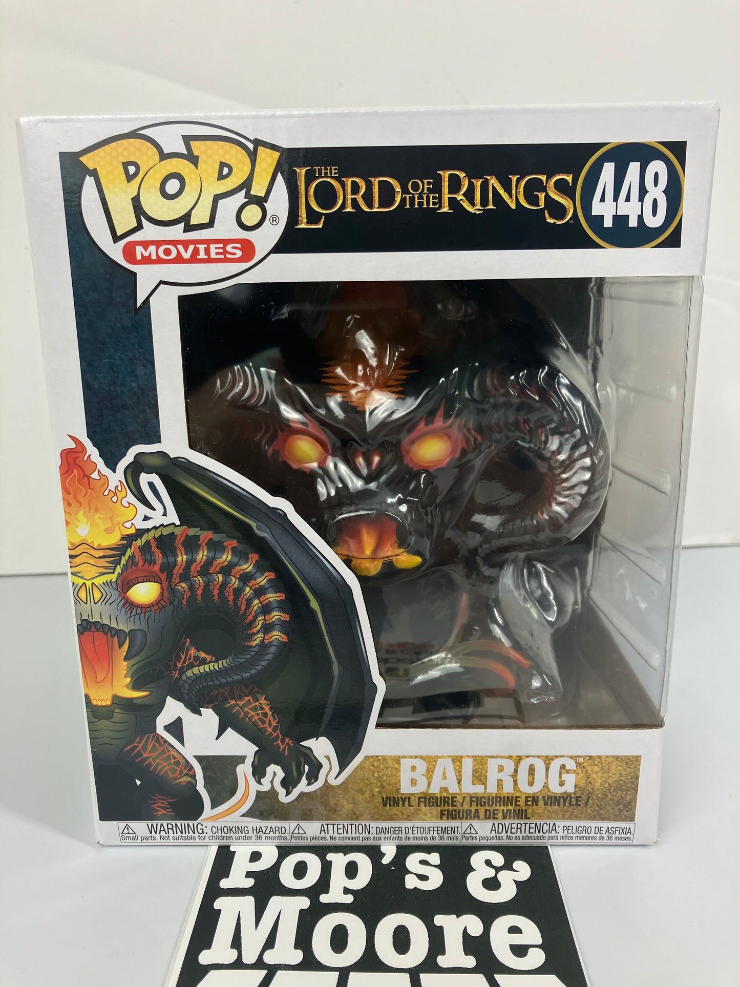 Funko Pop! The Lord Of The Rings: Balrog 448 Deluxe Vinyl Figure