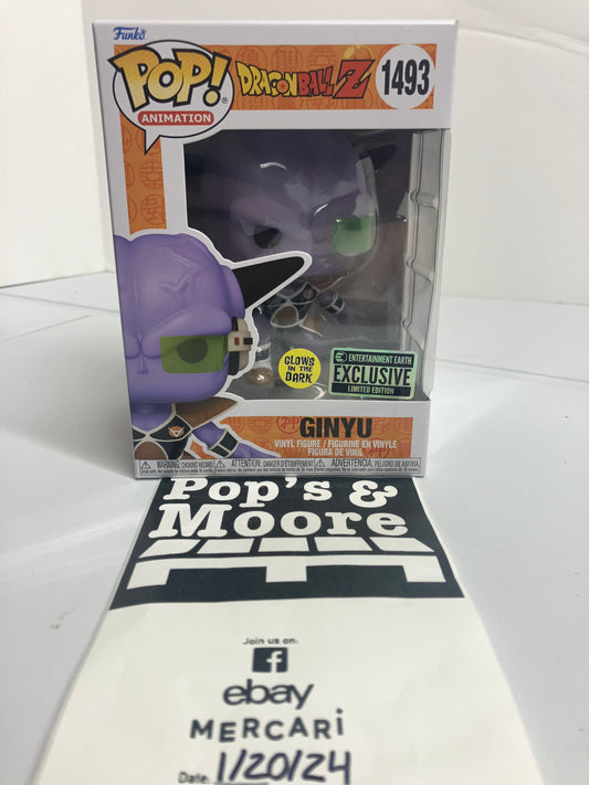 Funko Pop! Dragon Ball Z: Ginyu 1493 Exclusive Limited Edition Figure Brand New