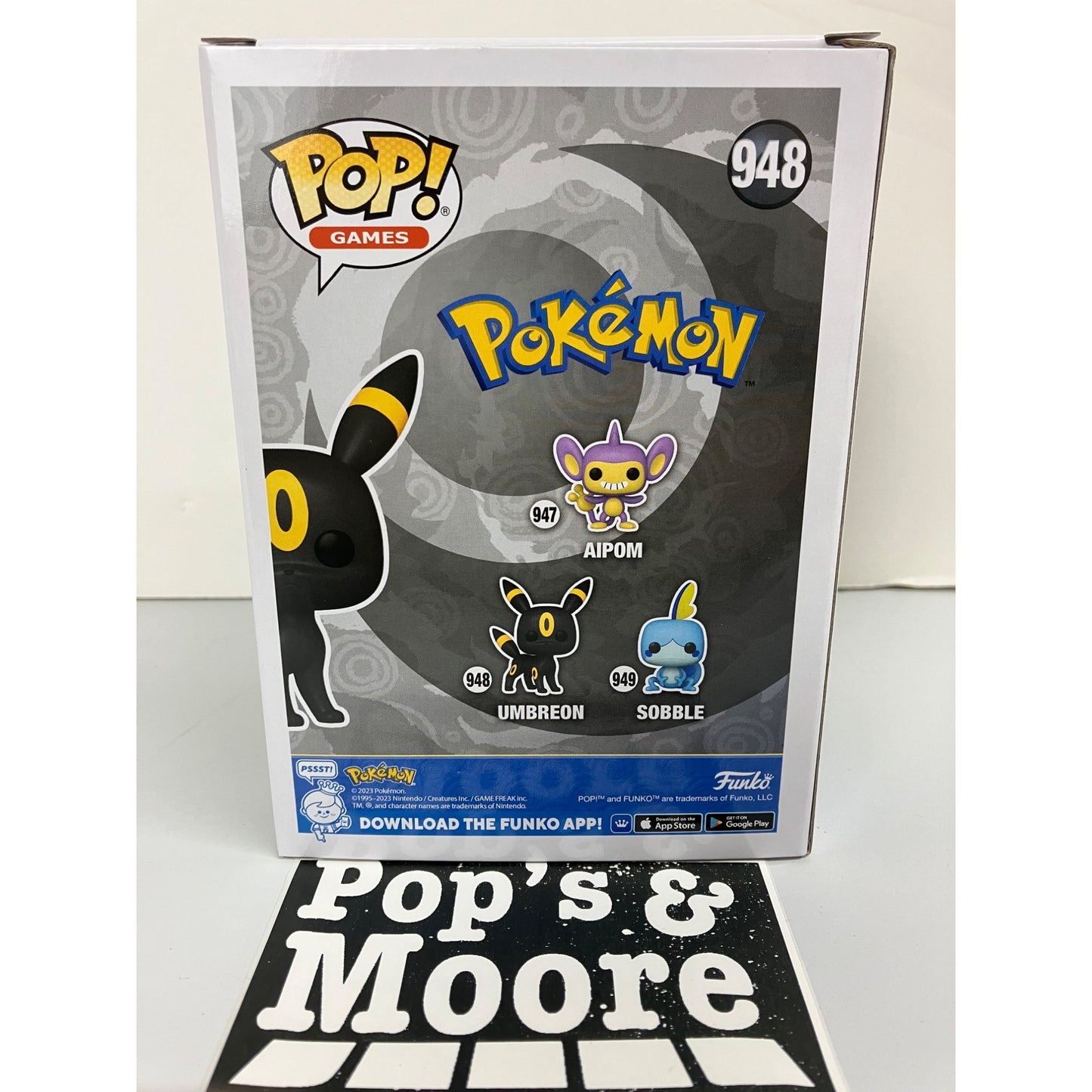 Funko Pop Games! Pokemon: Umbreon 948 Vinyl Figure Brand New