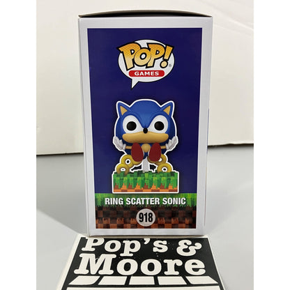 Funko Pop! Sonic the Hedgehog: Ring Scatter Sonic 918 PX Exclusive Brand New