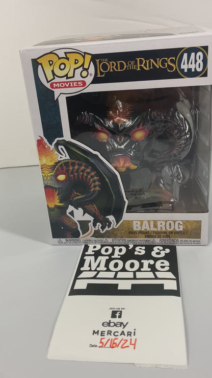 Funko Pop! The Lord Of The Rings: Balrog 448 Deluxe Vinyl Figure